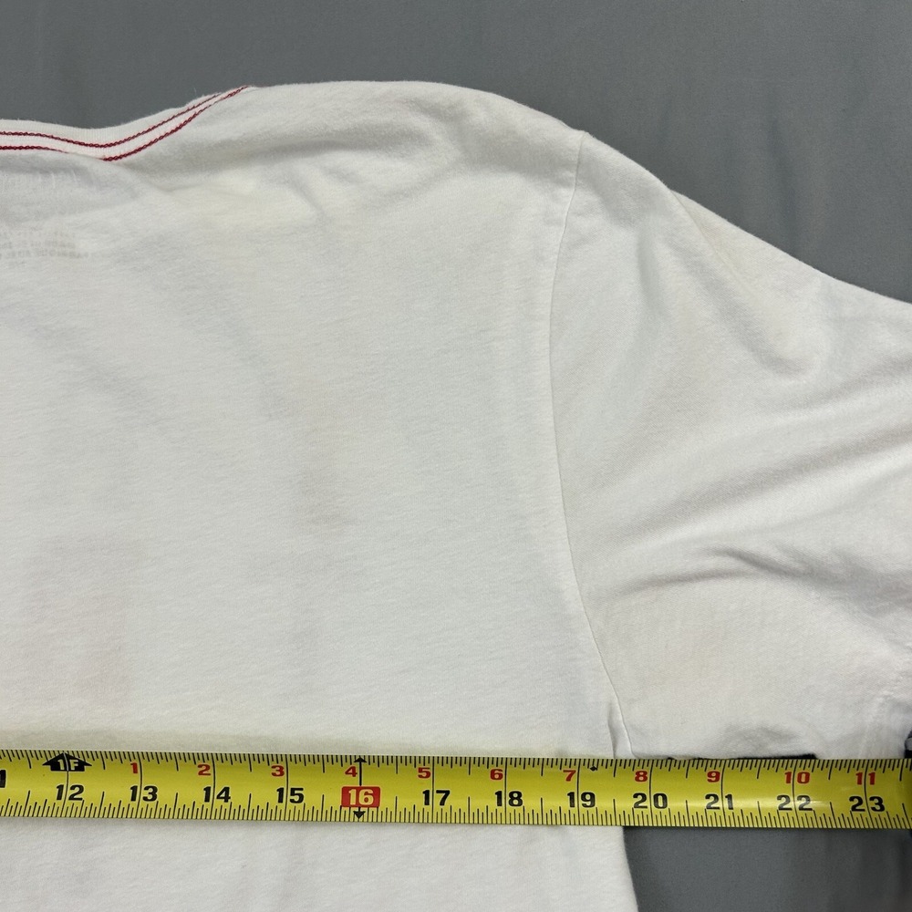 True Religion T-Shirt Men's White Large Cotton Graphic Print Short Sleeve Stack - Picture 8 of 11